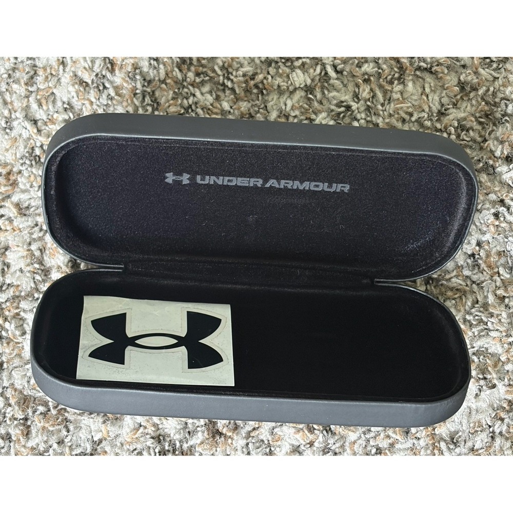 Under Armour Hardshell Eyeglass Case Clamshell Sunglasses Case Black